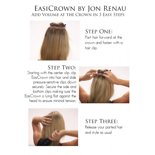 easiCrown 12" Human Hair by Jon Renau